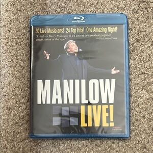 Barry Manilow Live Concert Blu-ray / Sealed
